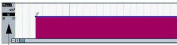 STEINBERG Cubase LE 5 - Adding and editing events in the controller display - 1