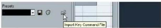 STEINBERG Cubase LE 5 - Loading earlier key commands settings - 1