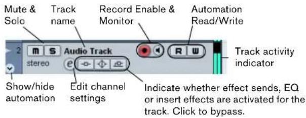 STEINBERG Cubase LE 5 - The Track list - 1