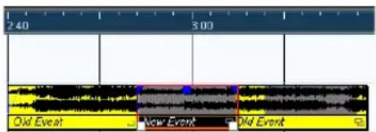 STEINBERG Cubase LE 5 - Recording overlapping events - 2