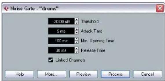 STEINBERG Cubase LE 5 - Noise Gate - 1