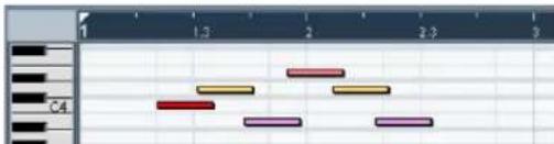 STEINBERG Cubase LE 5 - Quantize Lengths - 4