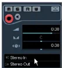 STEINBERG Cubase LE 5 - Selecting an input bus for a track - 2