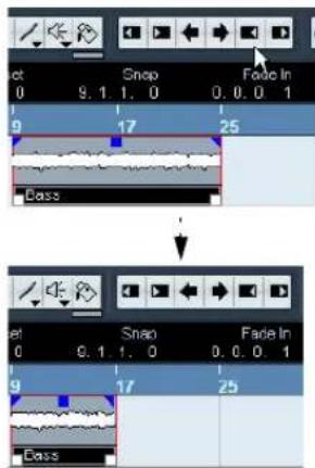 STEINBERG Cubase LE 5 - Resizing events - 4