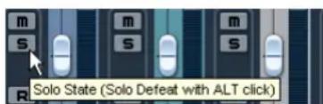 STEINBERG Cubase LE 5 - Using Solo and Mute - 4
