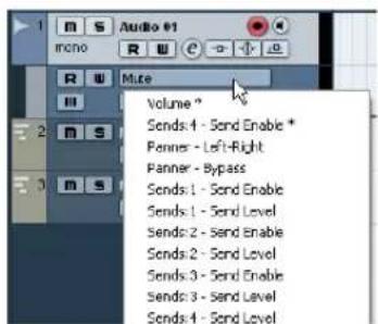 STEINBERG Cubase LE 5 - Select a parameter from the list and click OK. - 1