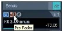 STEINBERG Cubase LE 5 - Making settings for the sends - 5