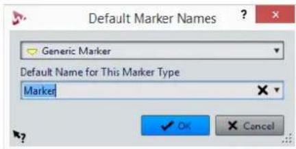 STEINBERG Wavelab LE 9 - Default Marker Names Dialog - 1