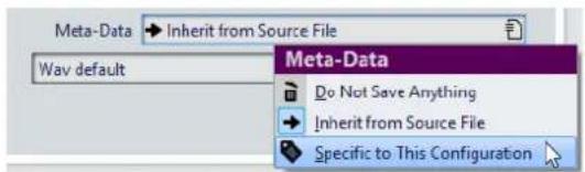 STEINBERG Wavelab LE 9 - Meta-Data - 1