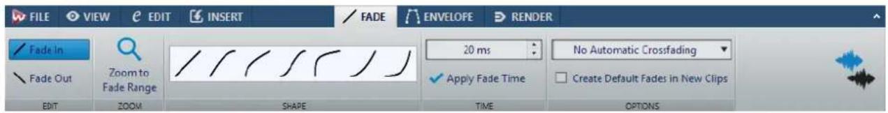STEINBERG Wavelab LE 9 - Fade Tab - 1