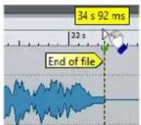 STEINBERG Wavelab LE 9 - Magnetic Bounds in Audio Files - 1