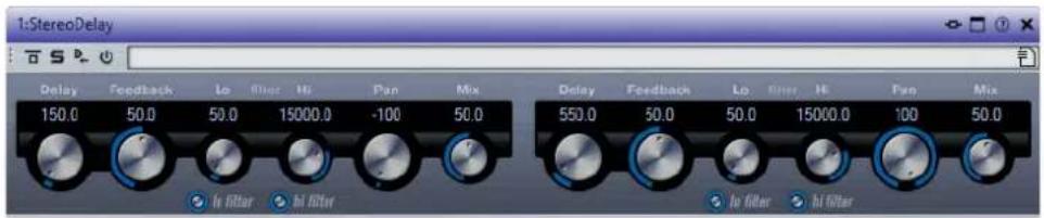 STEINBERG Wavelab LE 9 - StereoDelay - 1