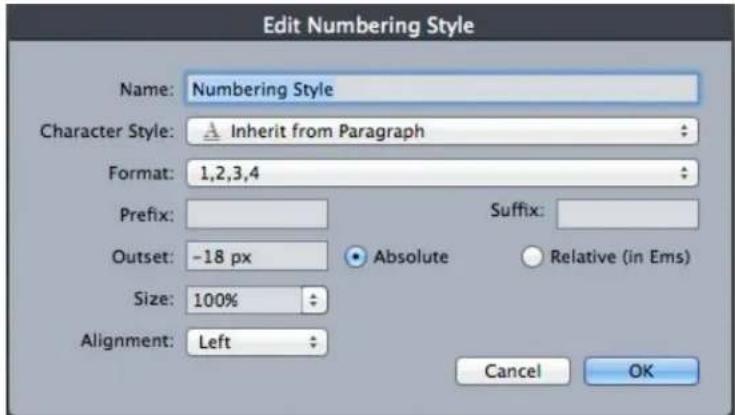 QUARK XPress 10.1 - Working with numbering styles - 1