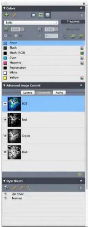 QUARK XPress 10.1 - Using palette groups - 1