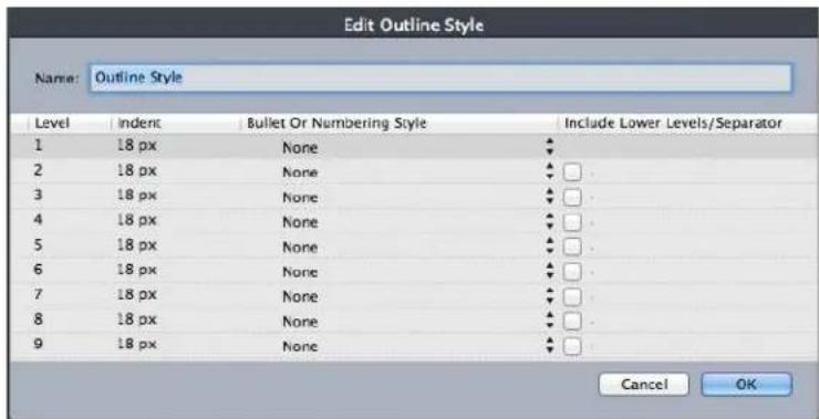 QUARK XPress 10.1 - Working with outline styles - 1