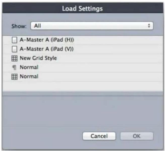QUARK XPress 10.1 - Loading grid settings - 1
