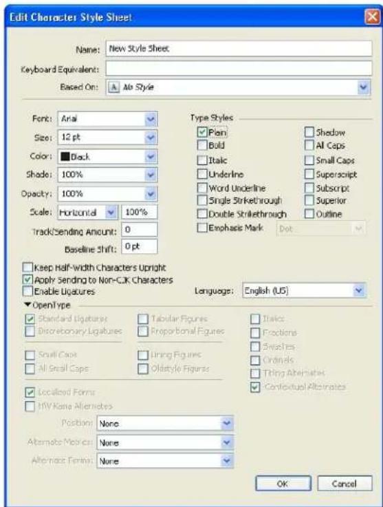 QUARK XPress 10.1 - Applying OpenType styles - 2