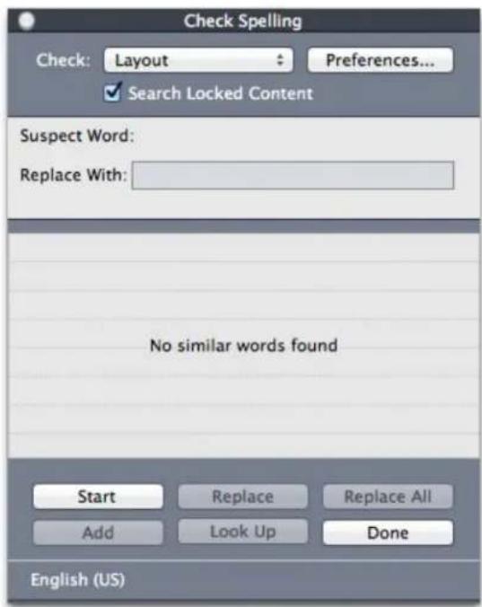 QUARK XPress 10.1 - Checking spelling - 1