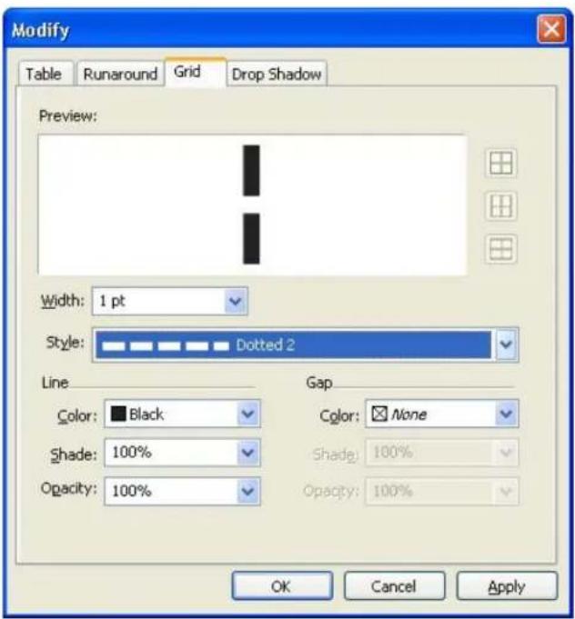 QUARK XPress 10.1 - Formatting gridlines - 1