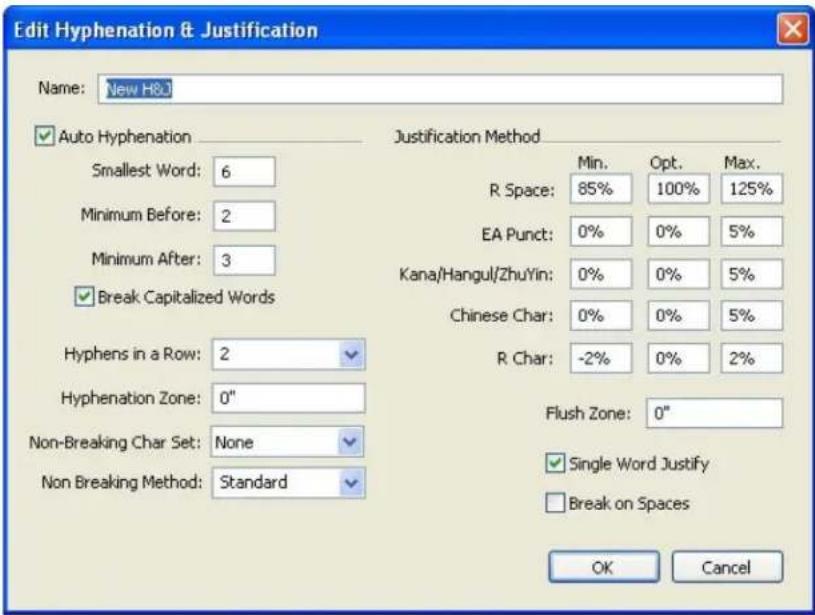 QUARK XPress 10.1 - Controlling hyphenation and justification - 1