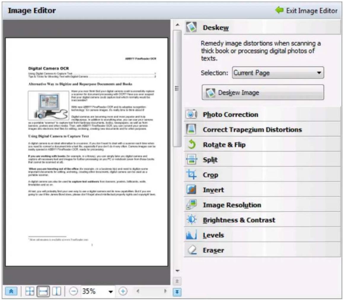 Image Editor Exit Image Editor Digital Camera OCR Using Digital Cameras to Capture Text 1 Tips & Tickets for Stacking Text with Digital Camera 2 Alternative Way to Digitize and Repurpose Documents and Books Have you more think that your digital cameras could successfully replace a location for document processing with OCR? Have you ever wrapped that your digital cameras could capture text which normally would be unaccessed? With new ABYY FireReader OCR and its adaptive recognition technology for camera images. It's really time to think about if Digital cameras are becoming more and more popular and try to multiply space. In addition to everything else, you can use your cameras as a portable "scanner" to capture text from hardcopy documents, books, newspapers, so will also from barriers, proteins and other media. Then, with ABYY FireReader OCR, you can convert your camera images into electronic tool files for editing, searching, creating new documents and the other products. Using Digital Camera to Capture Text A digital camera is not ideal alternative to a camera. If you don't want to deal with a scanner each time when you need to convert a document into a tool file, especially if you don't do it very often. Camera images can be easily opened in ABYY FireReader OCR, ready for processing. If you are working with books (for example, in a library), you can simply take your digital camera and covers all necessary text and images for further processing or you PC or notebook (see from these books that cannot be scanned at all). When you are traveling out of the office (for example, on a business link and need to deliver some important documents for editing, searching, creating other documents, digital cameras can be used as a portable scene). A digital camera can often be used to capture text with stores from customers, proteins, ballboards, walls, firewalls and so on. At least, you will probably find your own way to use a digital camera next to new capabilities. But if you are going to use a file, James Bond lines, please don't forget about an infected property rights and copyright rights. *More information is available as new FireReader.com Deskew Remedy image distortions when scanning a thick book or processing digital photos of texts. Selection: Current Page Deskew Image Photo Correction Correct Trapezium Distortions Rotate & Flip Split Crop Invert Image Resolution Brightness & Contrast Levels Eraser