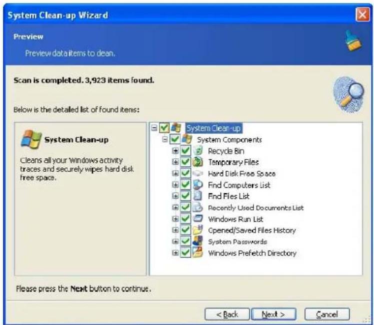 ACRONIS True Image Home 11.0 - System Clean-up - 1