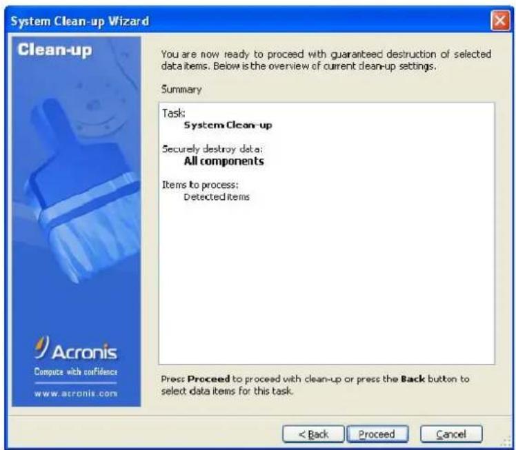 ACRONIS True Image Home 11.0 - System Clean-up - 2