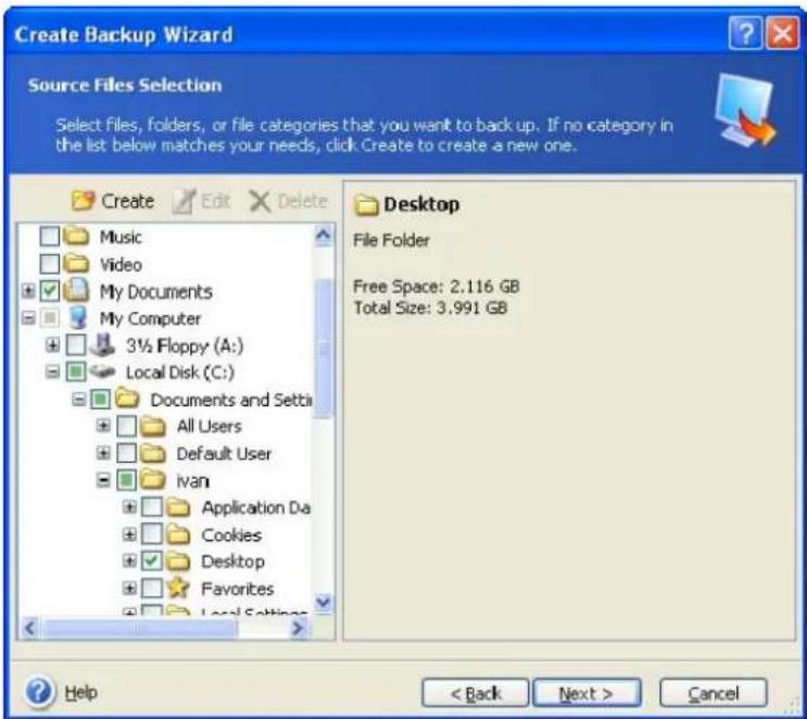 ACRONIS True Image Home 11.0 - My Data backup - 4