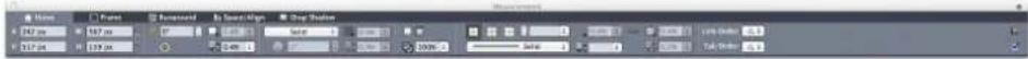 QUARK XPress 10.2 - Measurements palette - Mac OS X - 1