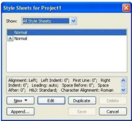 QUARK XPress 10.2 - Creating and editing paragraph style sheets - 1