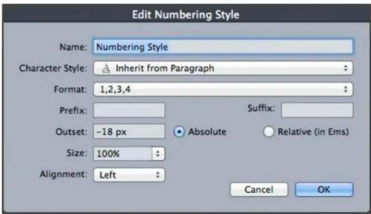 QUARK XPress 10.2 - Working with numbering styles - 1