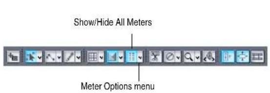 Show/Hide All Meters Meter Options menu
