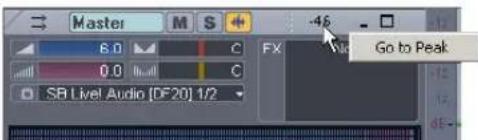 Master 8.0 C FX Go to Peak 0.0 C SB Live Audio [DF20] 1/2
