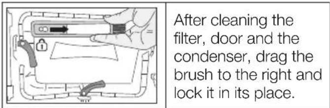 GRUNDIG GT76824EW - Cleaning the condenser - 5