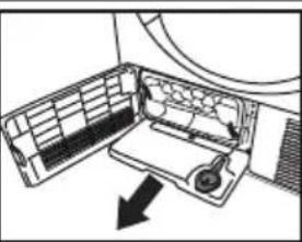 GRUNDIG GT76824EW - Emptying the water tank - 3