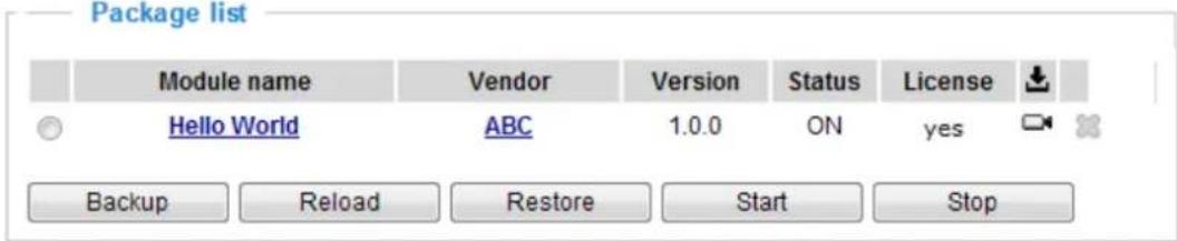 Vivotek Fixed Dome FD836BA-EHVF2 - Applications > Package management - a.k.a., VADP (VIVOTEK Application Development Platform) - 3