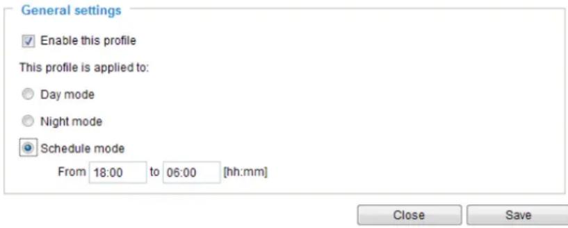 Vivotek Fixed Dome FD836BA-EHVF2 - >Audio detection profile settings - 2