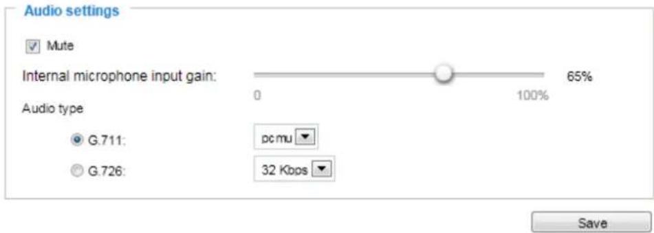 Vivotek Turret Dome IT9380-H - Audio Settings - 1