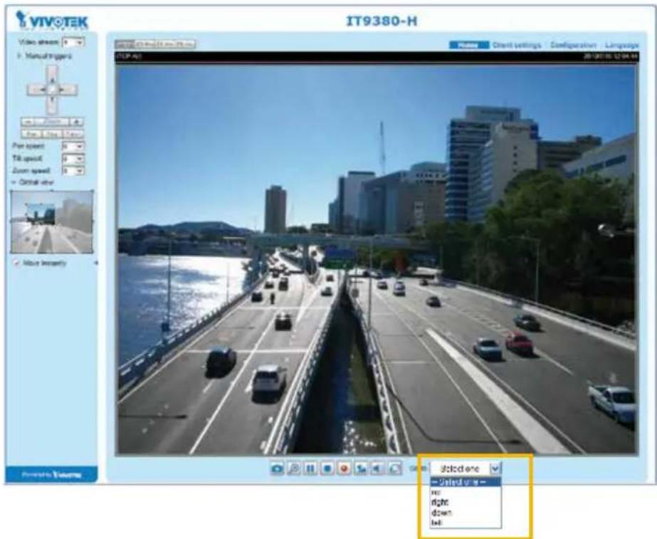 Vivotek Turret Dome IT9380-H - Home page in the E-PTZ Mode - 1