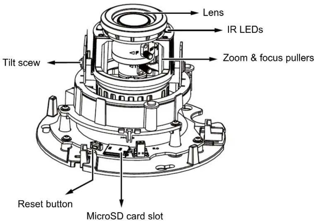 Vivotek FD8167A - Inner View - 1