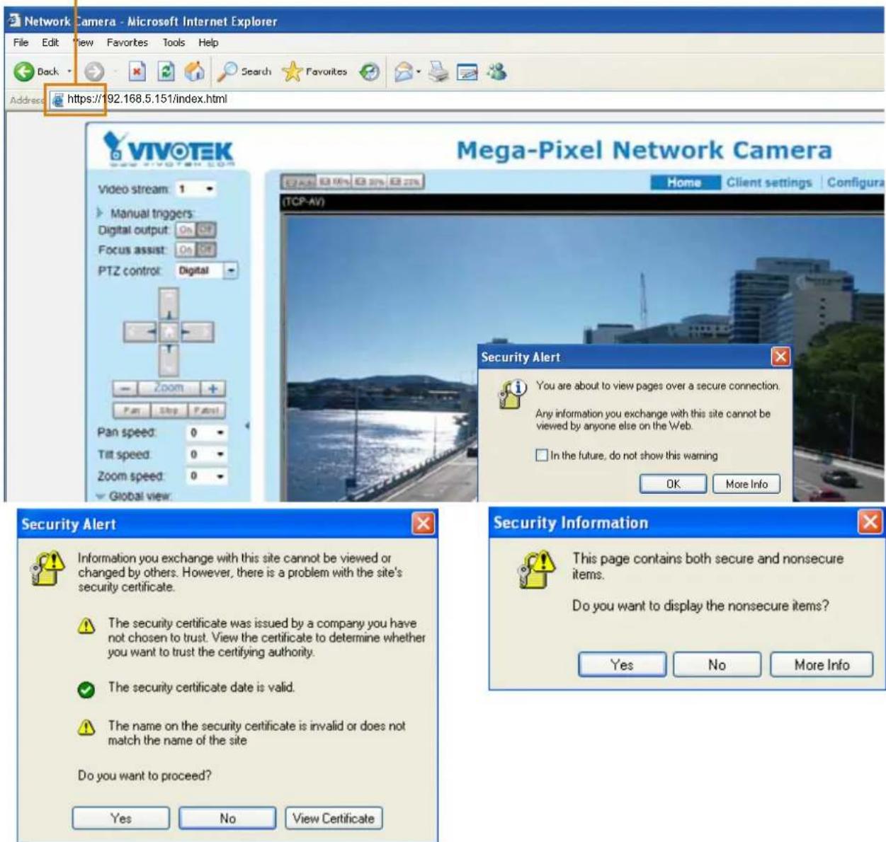 Vivotek FD8167A - Create self-signed certificate - 3
