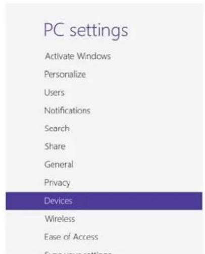 PC settings Activate Windows Personalize Users Notifications Search Share General Privacy Devices Wireless Ease of Access Pure Linear Settings