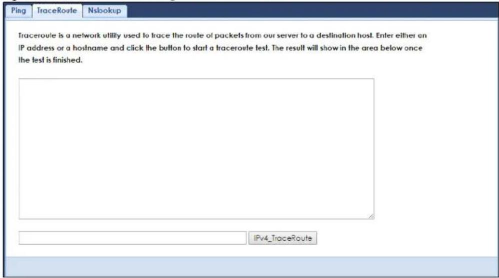 Píng TraceRoute Nslookup Traceroute is a network utility used to trace the route of packets from our server to a destination host. Enter either an IP address or a hostname and click the button to start a traceroute test. The result will show in the area below once the test is finished. IPv4_TraceRoute