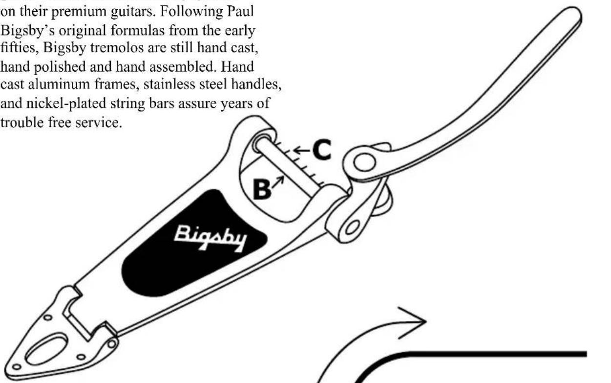 Gretsch Professional Panther G6137TCB - The Bigsby® Vibrato Tailpiece - 1