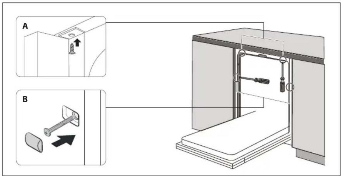 Concept MNV3360 - B – Uchycení do mramorové nebo žulové pracovní desky: - 2