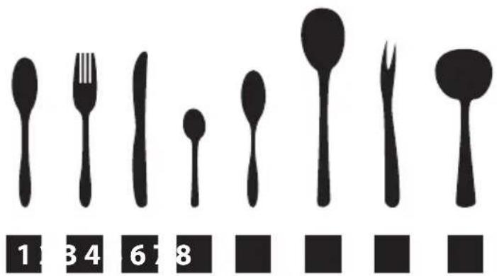 1 3 4 6 8