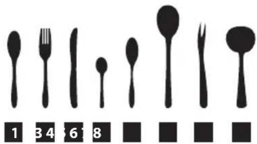 1 3 4 6 8