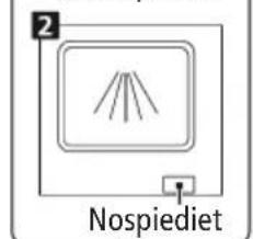 2 Nospiediet