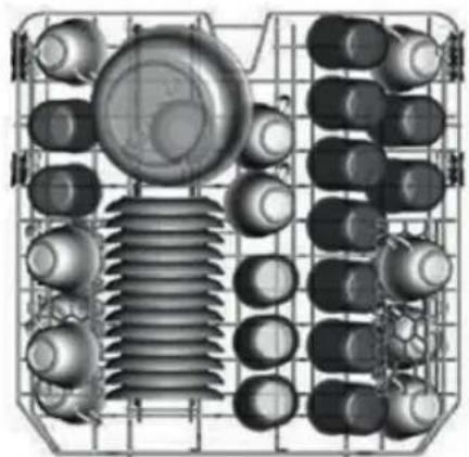 Concept MN3360WH - Horní koš - 1