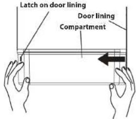 Concept LA6683DS - Compartment in the refrigerator door - 1
